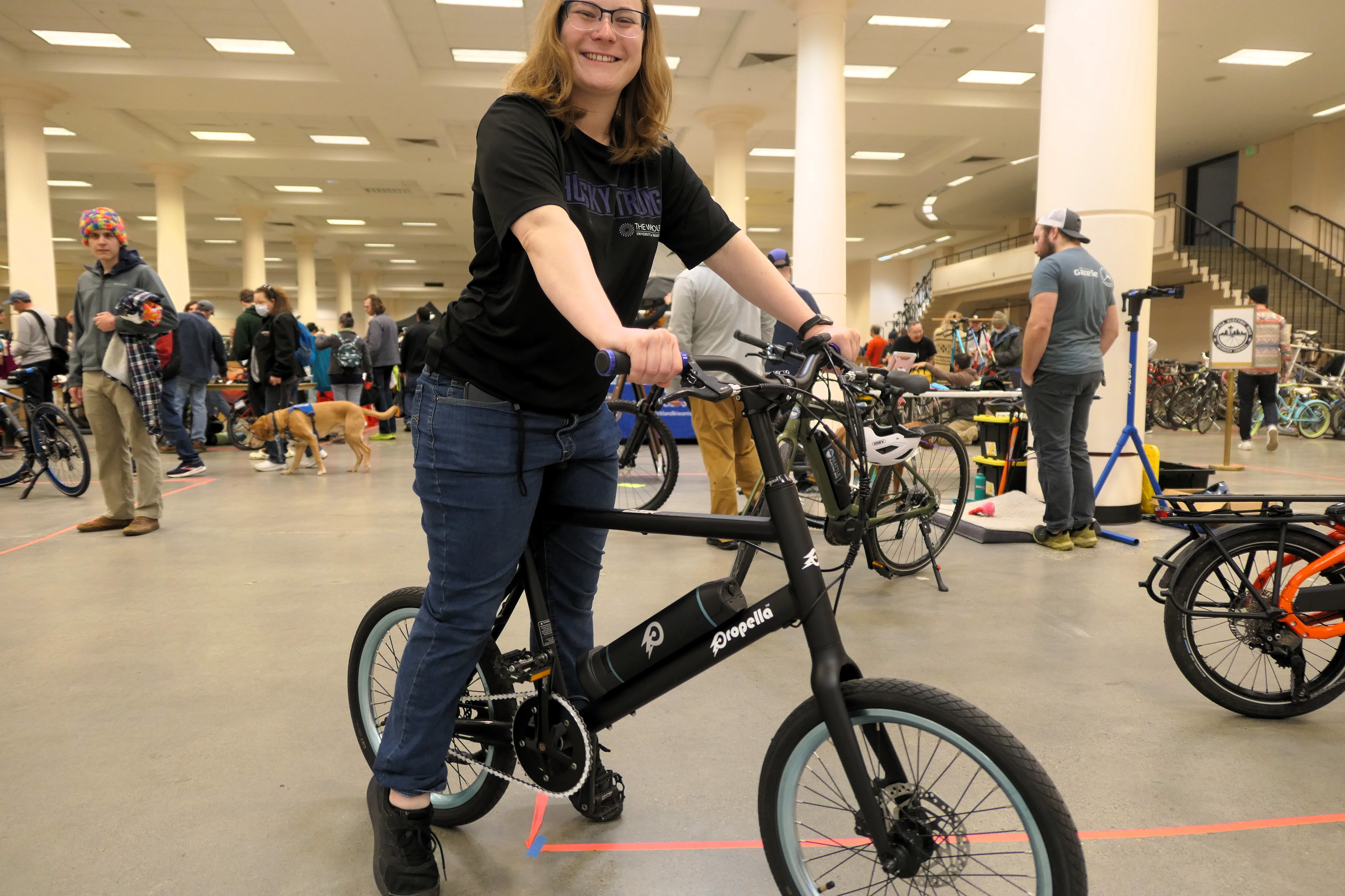 Sizing up a Propella e-bike